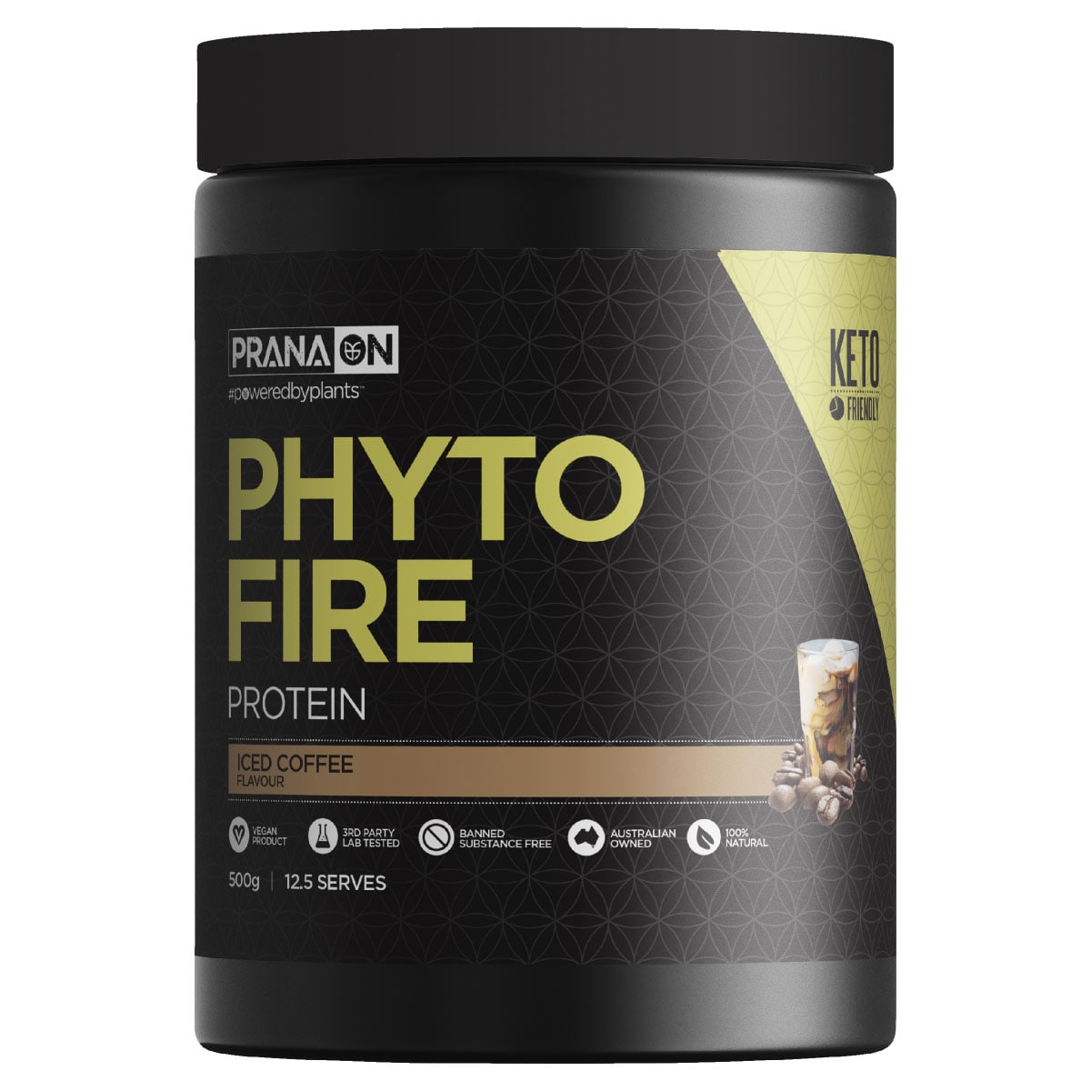 Pranaon Phyto Fire Protein Iced Coffee 500g