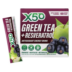 Green Tea X50 Apple Berry 60 Sachets