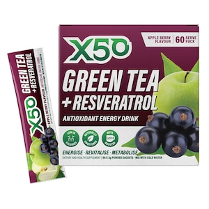Green Tea X50 Apple Berry 60 Sachets