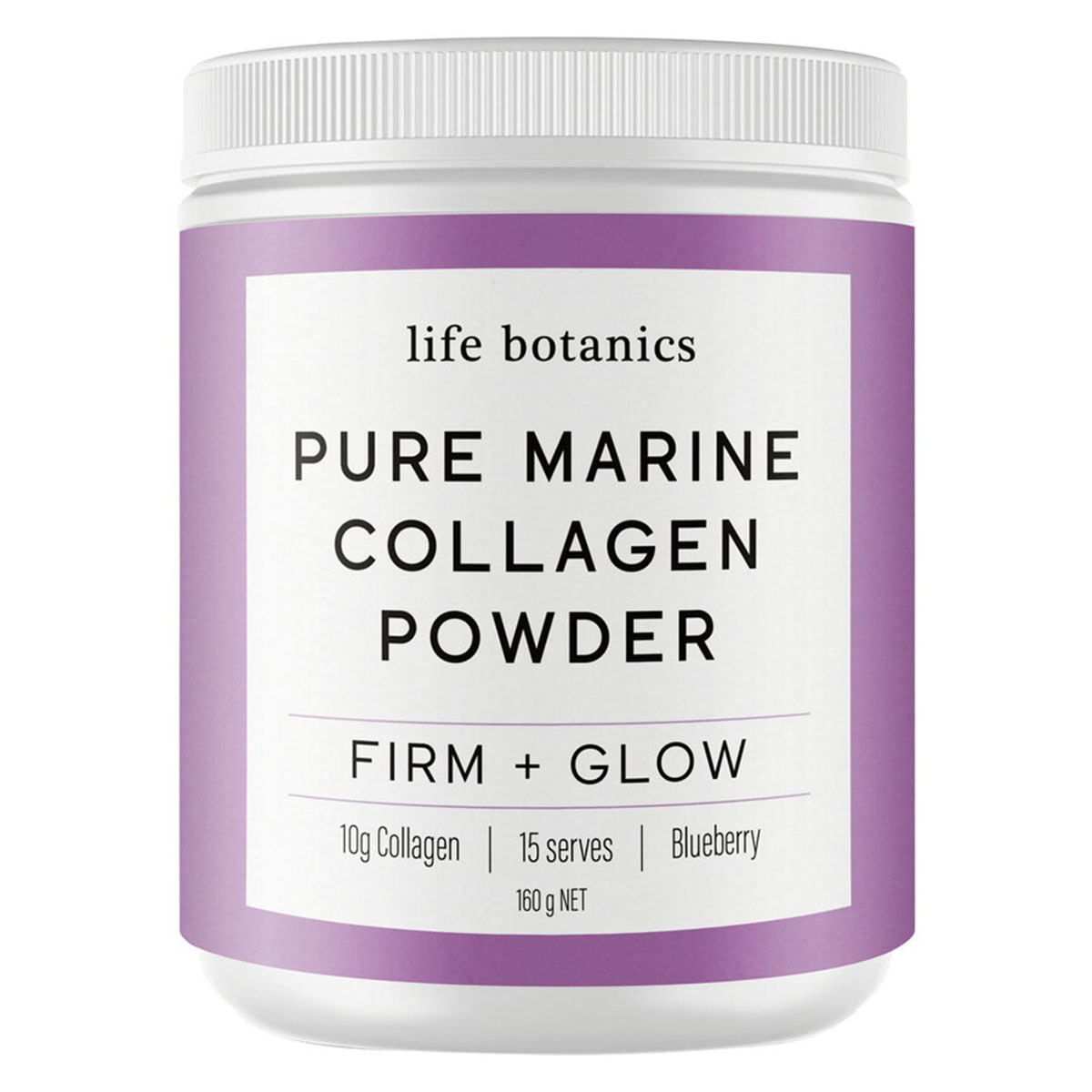 Life Botanics Marine Collagen Powder Blueberry 160g