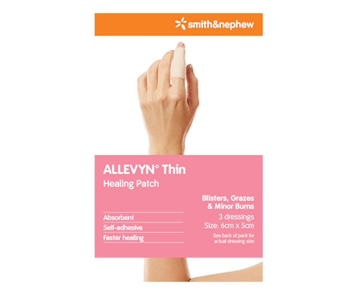 Allevyn Thin Self-Adhesive Dressing 5 x 6cm 3 Pack by Smith & Nephew