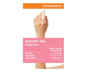 Allevyn Thin Self-Adhesive Dressing 5 x 6cm 3 Pack by Smith & Nephew