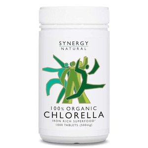 Synergy Natural Organic Chlorella 1000 Tablets