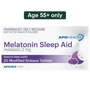 APOHEALTH Melatonin (2mg) Sleep Aid 30 Modified Release Tablets