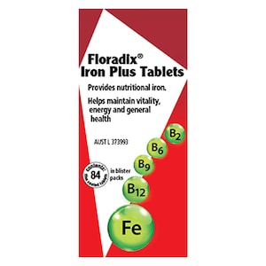 Floradix Iron Plus 84 Tablets