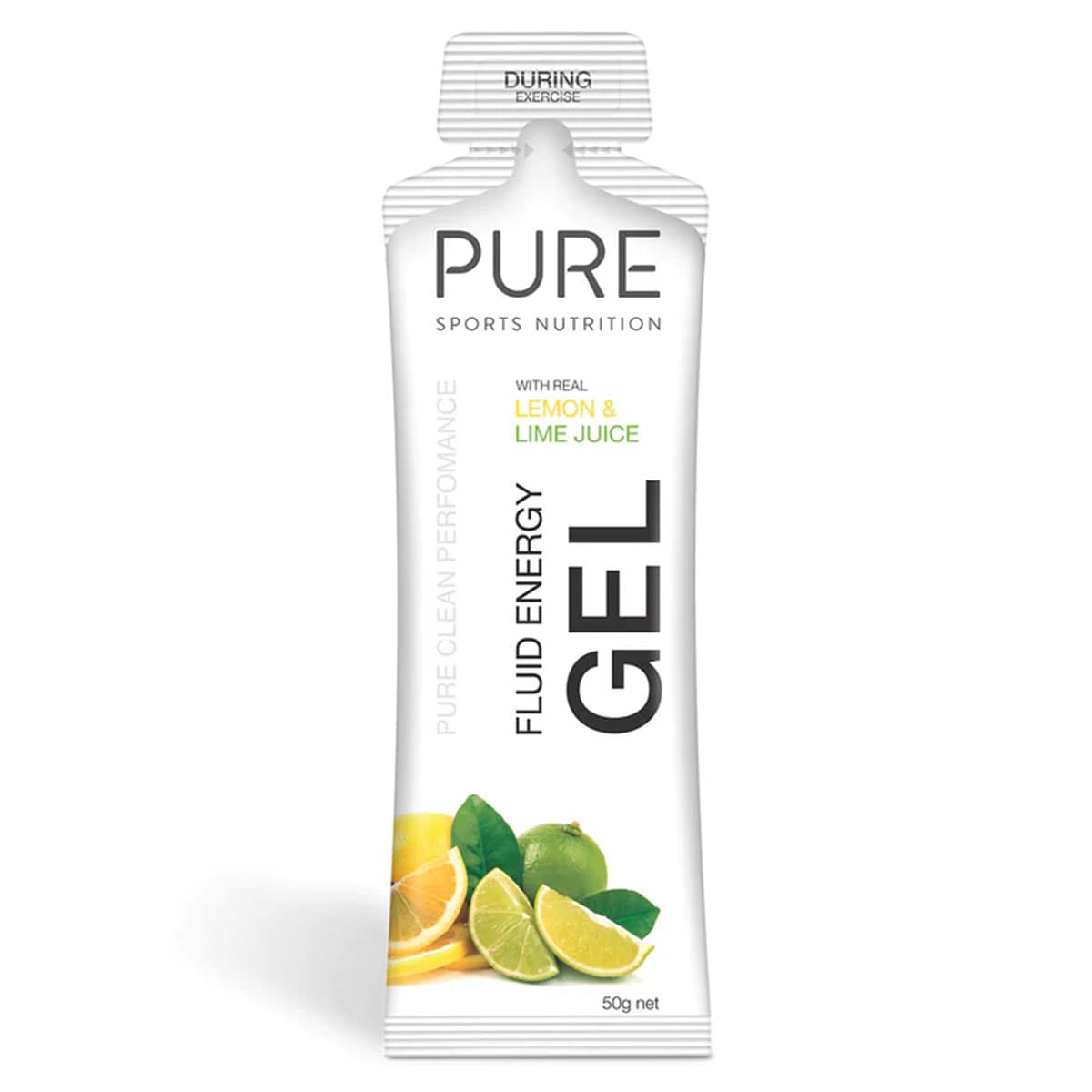 Pure Sports Nutrition Fluid Energy Gel Lemon Lime 18 x 50g