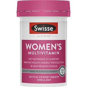 Swisse Ultivite Womens Multivitamin 60 Tablets (Improved Formula)