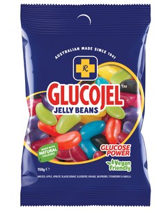 Gold Cross Glucojel Jelly Beans Mixed 150g