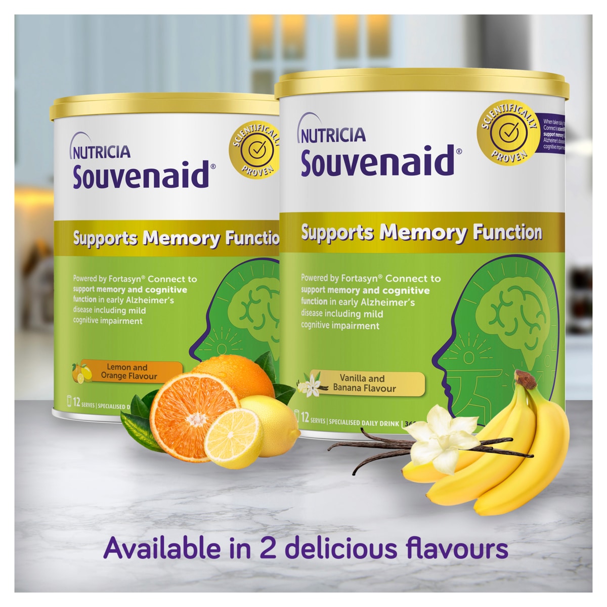 Souvenaid Memory Powder Vanilla & Banana 360g