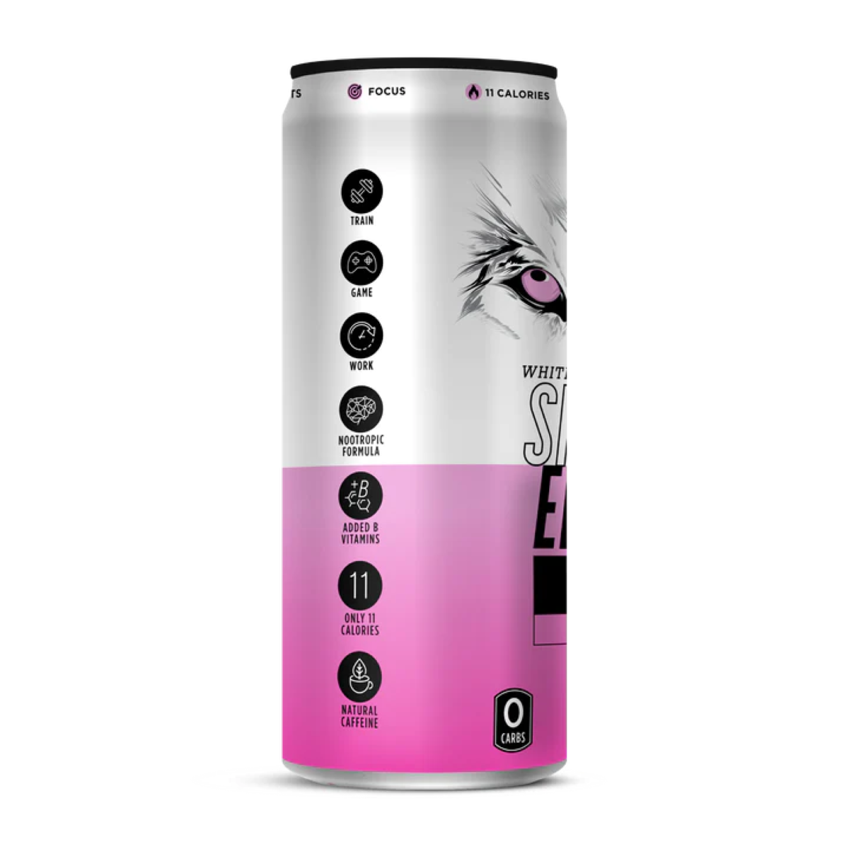 White Wolf Smart Energy Drink Cotton Candy 12 x 330ml