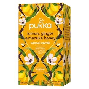 Pukka Lemon Ginger & Manuka Honey Tea Bags 20 Pack