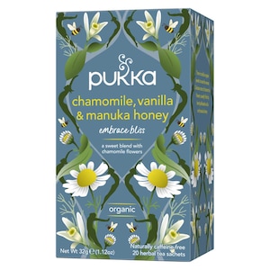Pukka Chamomile Vanilla & Manuka Honey Tea Bags 20 Pack