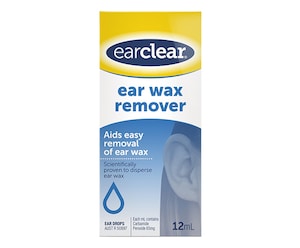 EarClear Ear Drops for Wax Removal 12ml