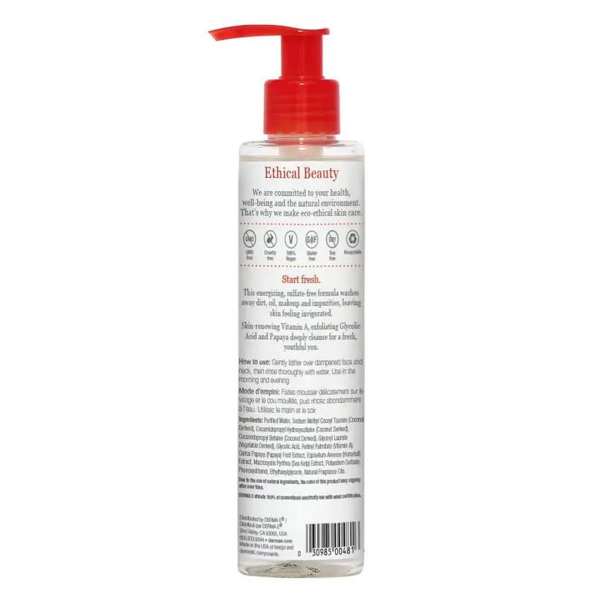 Derma E Anti-Wrinkle Cleanser 175ml