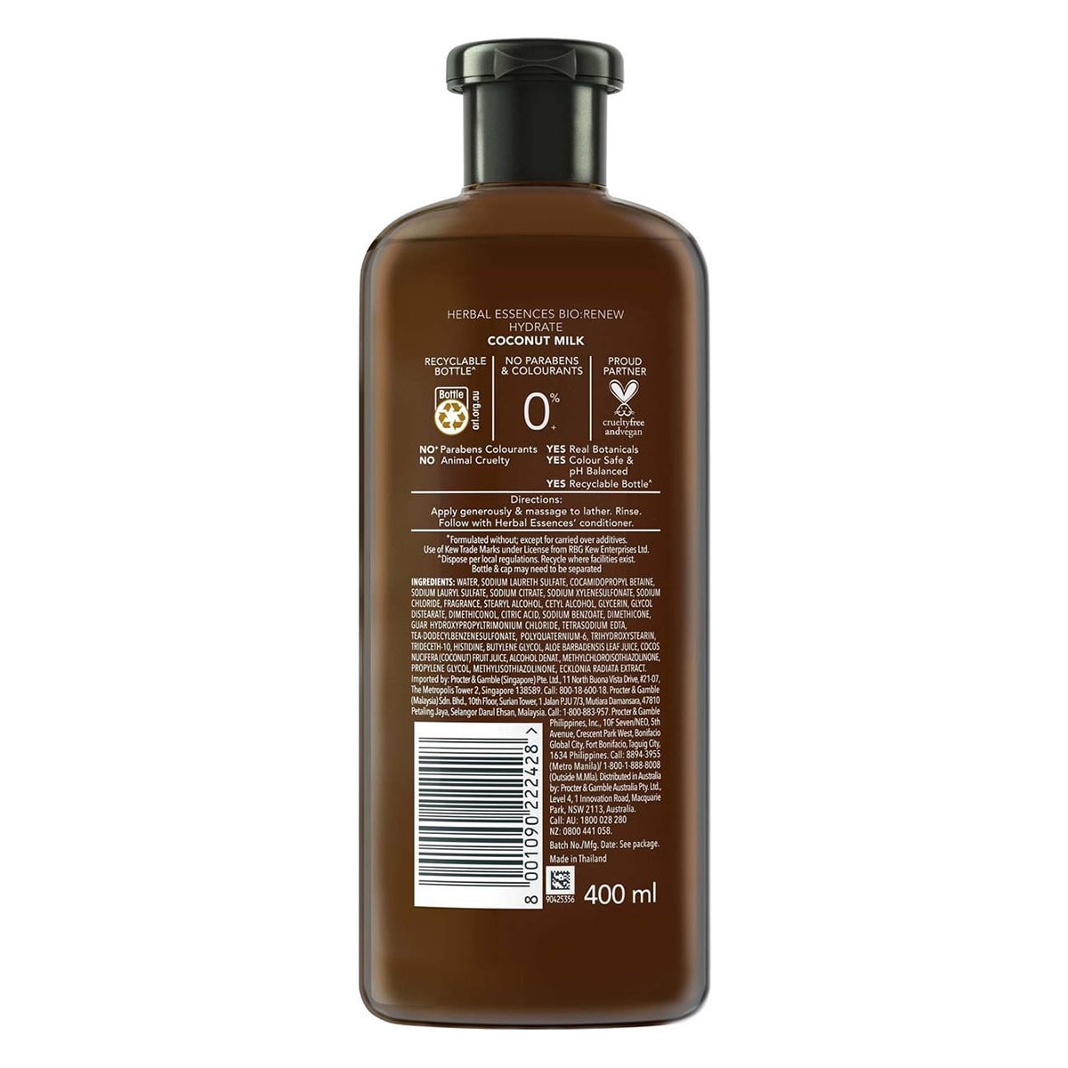 Herbal Essences BioRenew Coconut Milk Shampoo 400ml
