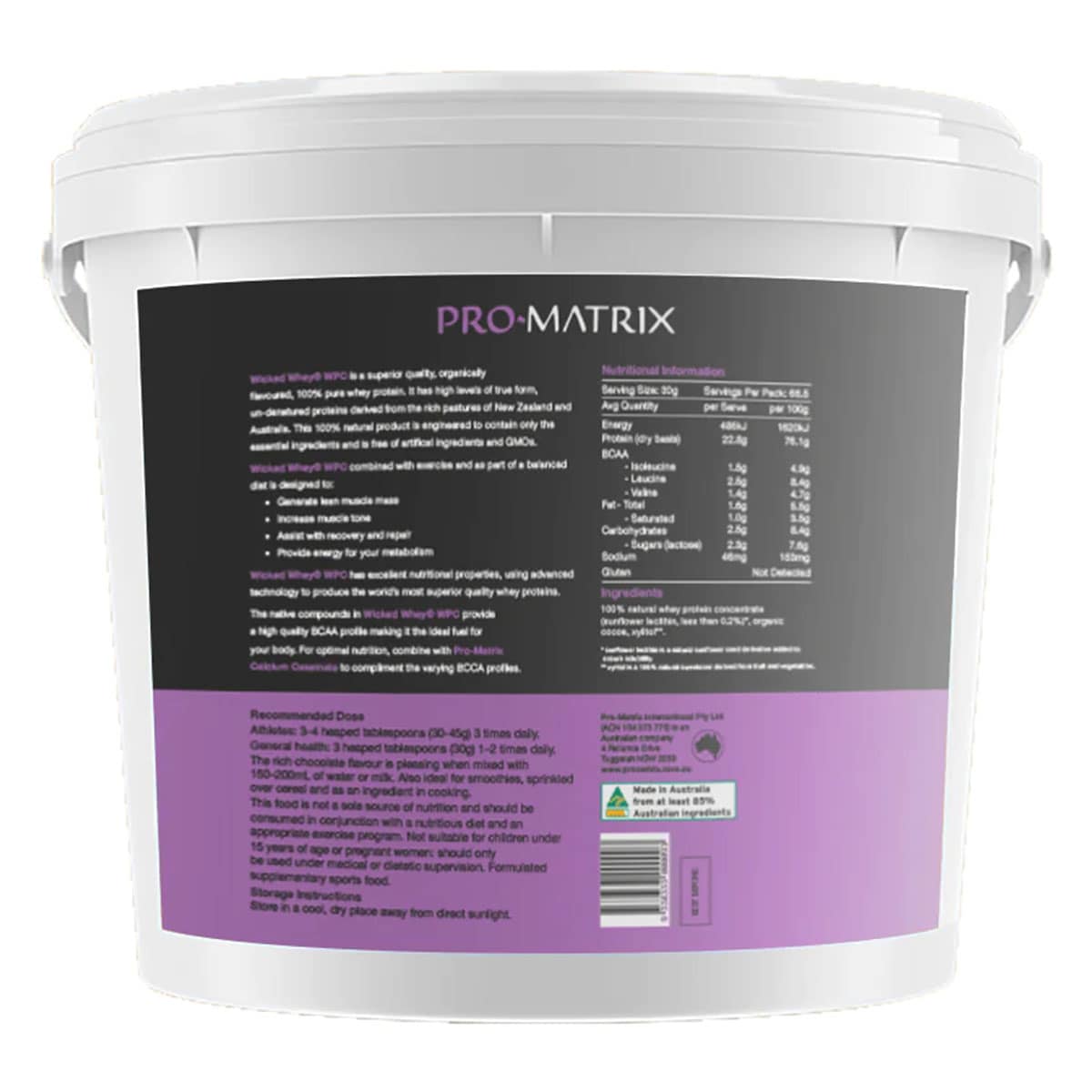 Pro Matrix Whey Protein Concentrate Chocolate 2 Kg