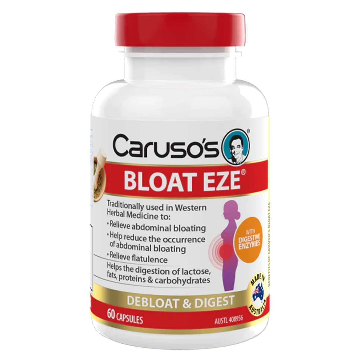 Caruso s Bloat EZE 60 Capsules