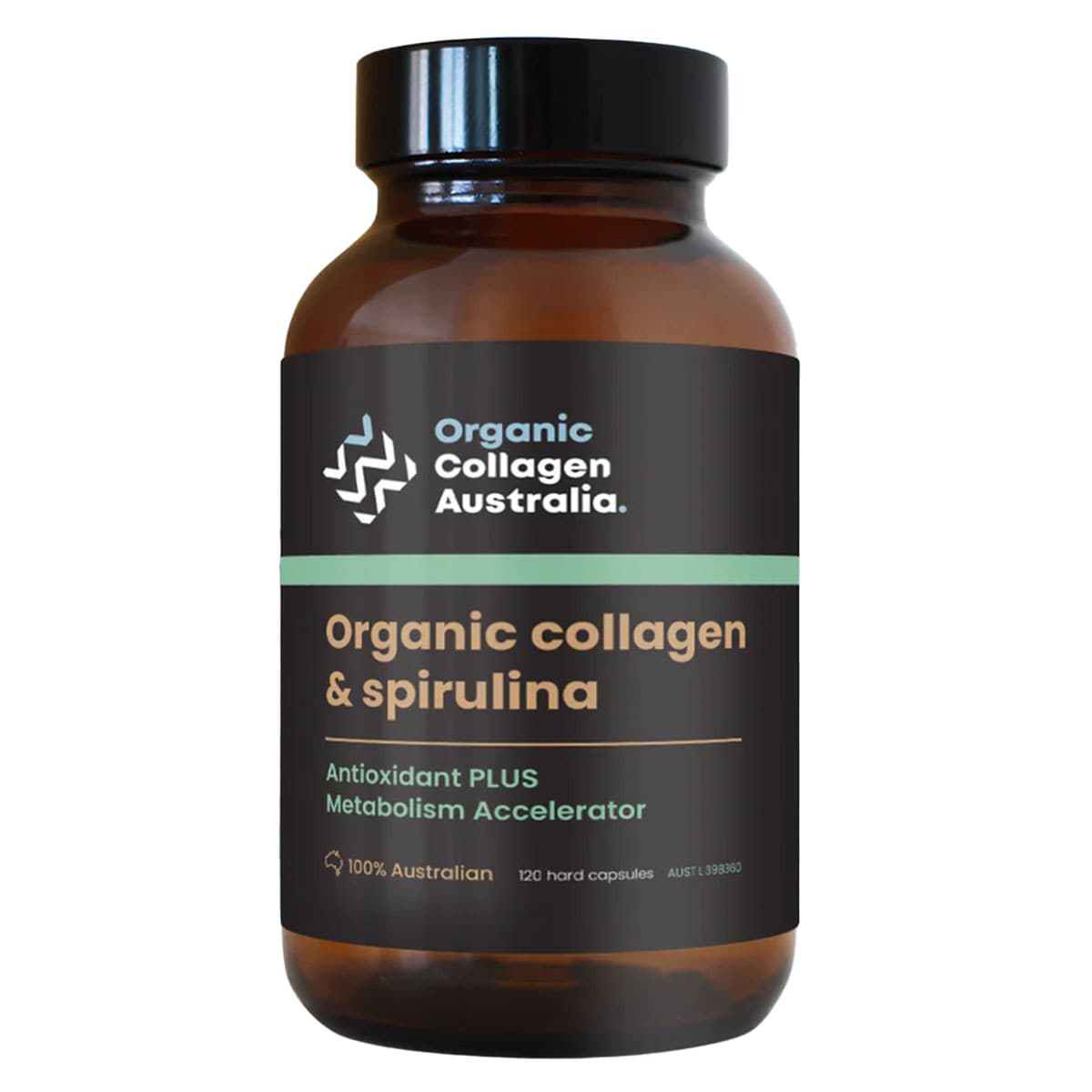 Organic Collagen Australia with Spirulina 120 Capsules