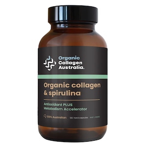 Organic Collagen Australia Organic Collagen with Spirulina 120 Capsules