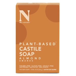 Dr Natural Bar Soap Almond 2 Pack