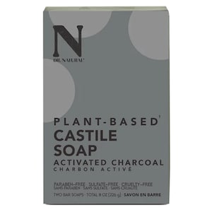 Dr Natural Bar Soap Charcoal 2 Pack