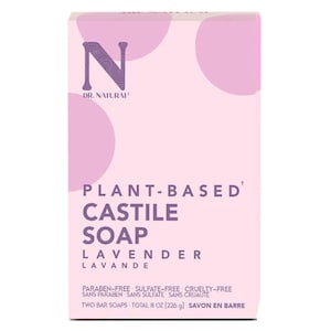 Dr Natural Bar Soap Lavender 2 Pack