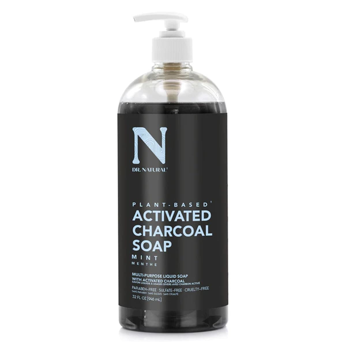 Dr. Natural Charcoal Liquid Soap Mint 946ml