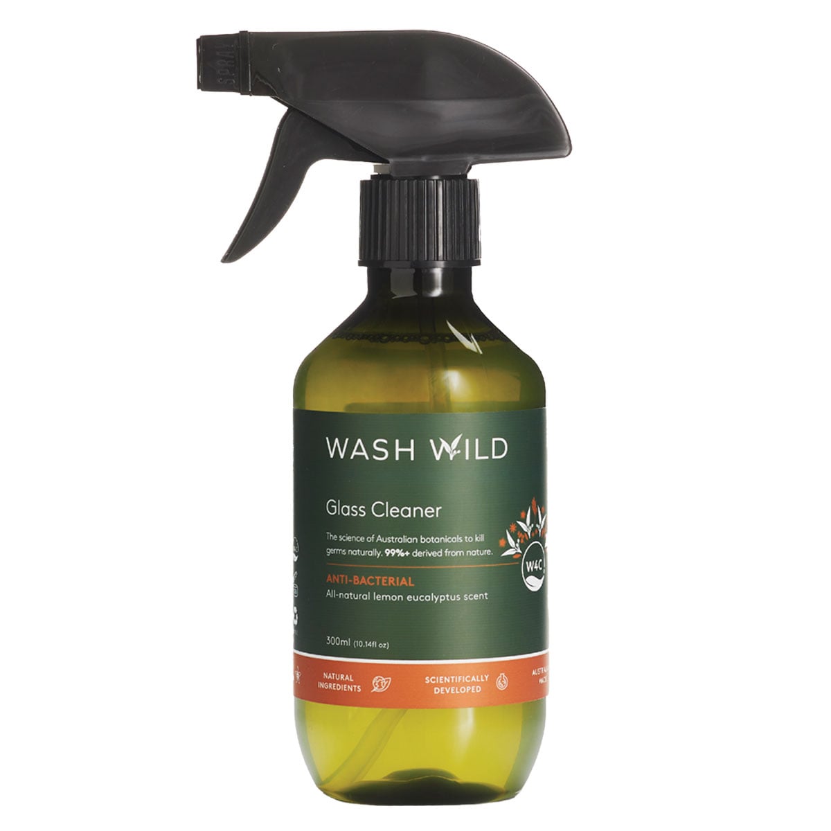 Wash Wild Glass Cleaner 300ml