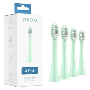 Ordo Sonic+ Electric Brush Heads Mint Green 4 Pack