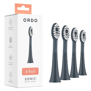 Ordo Sonic+ Electric Brush Heads Charcoal Grey 4 Pack