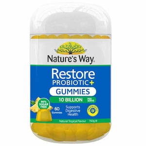 Natures Way Restore Probiotic Gummies 60 Pack