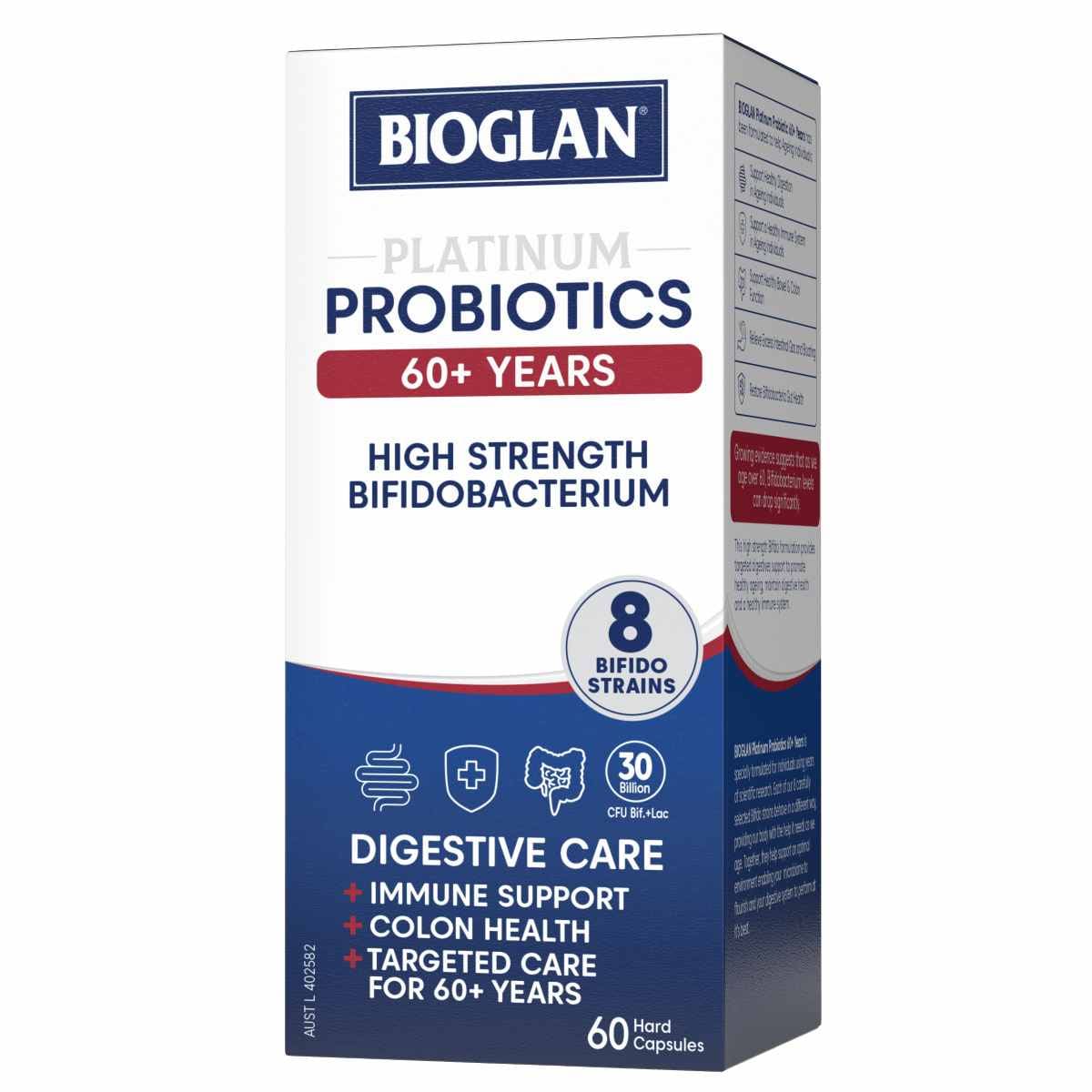 Bioglan Platinum Probiotics 60+ 60 Capsules Australia