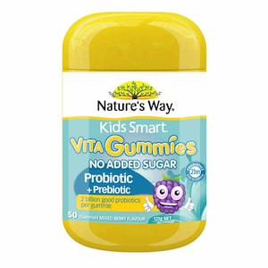 Natures Way Kids Smart Vita Gummies Probiotic + Prebiotic 50 Pack