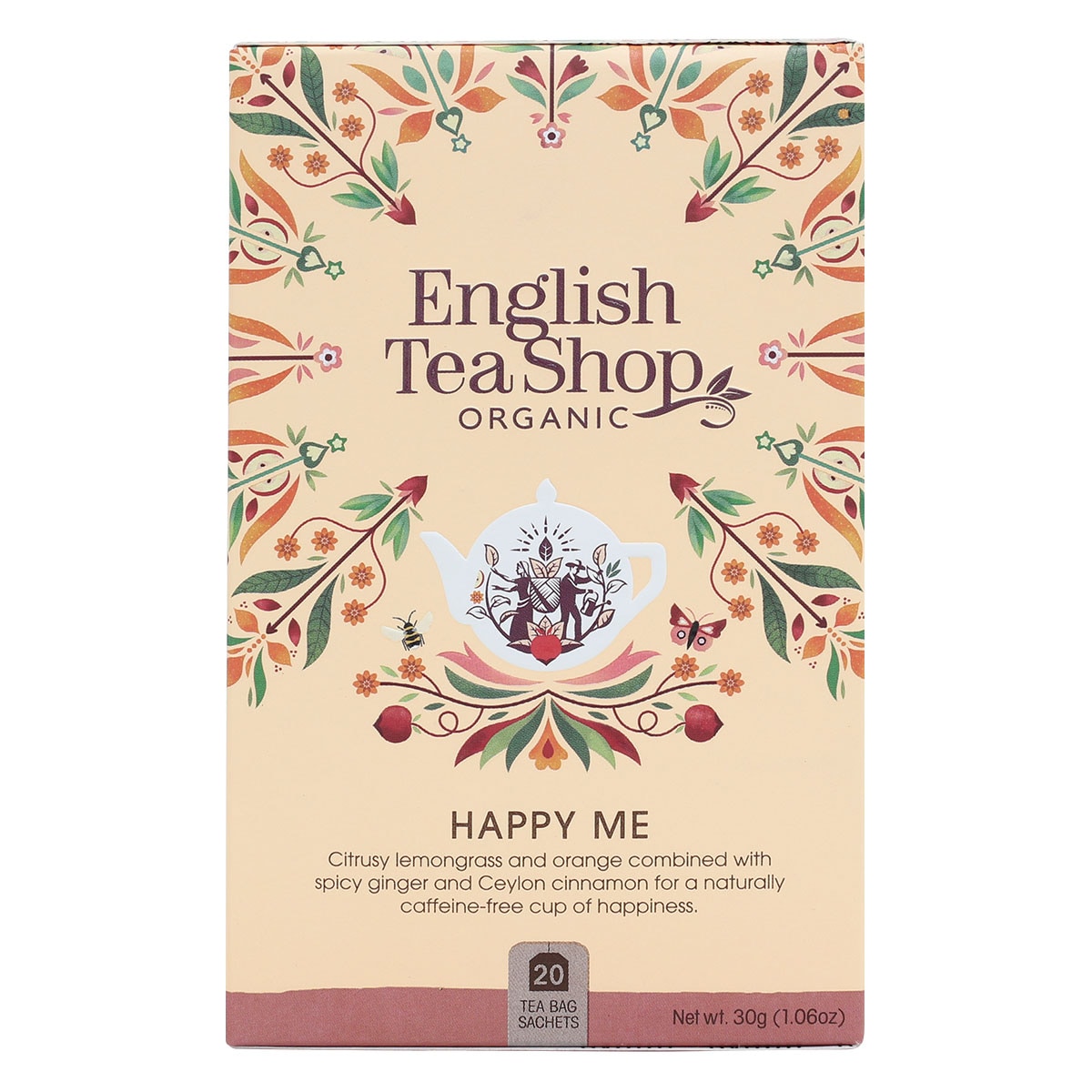 English Tea Shop Organic Wellness Tea Happy Me 20 Tea Bags