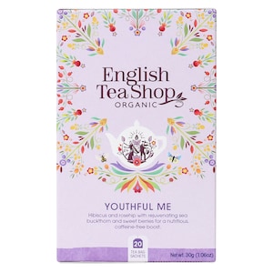 English Tea Shop Organic Wellness Tea Youthful Me 20 Tea Bags