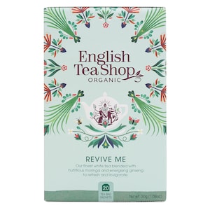 English Tea Shop Organic Wellness Tea Revive Me 20 Tea Bags