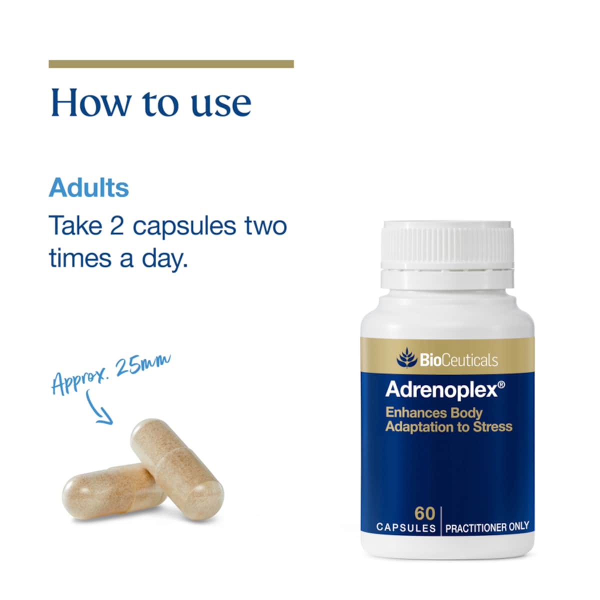 BioCeuticals Adrenoplex 60 Capsules