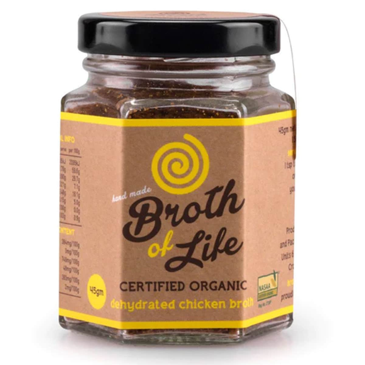 Broth Of Life Organic Dehydrated Chicken Bone Broth 45g