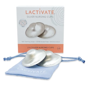 Lactivate Silver Nursing Cups Regular 2 Pack
