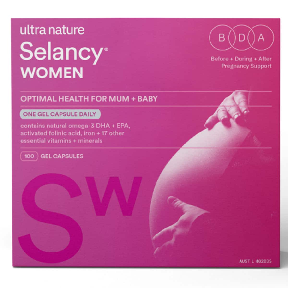 Ultra Nature Selancy Women 100 Gel Capsules
