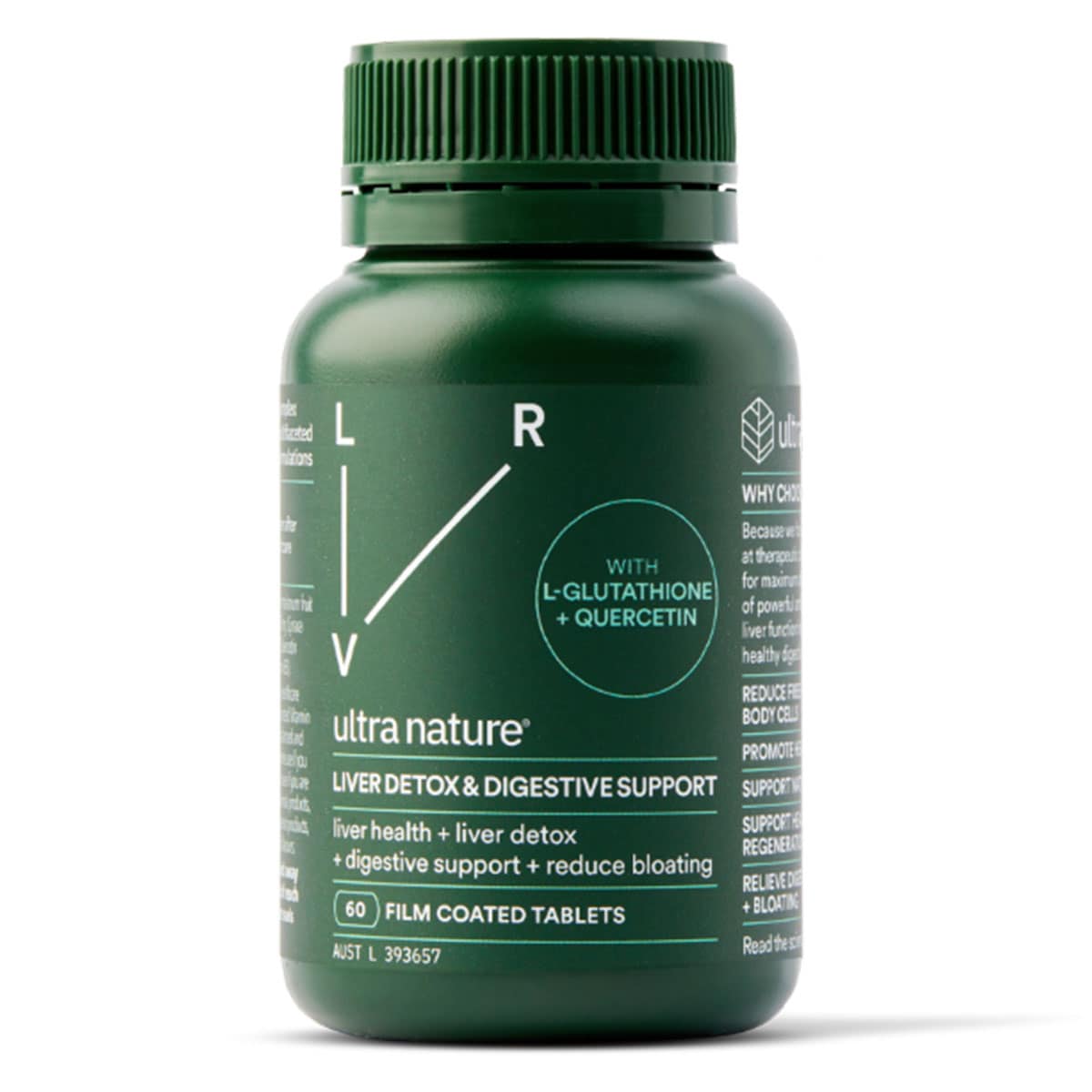 Ultra Nature Liver Detox & Digestive Support 60 Tablets | Healthylife Australia