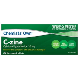 Chemists Own C-Zine 10mg 30 Tablets