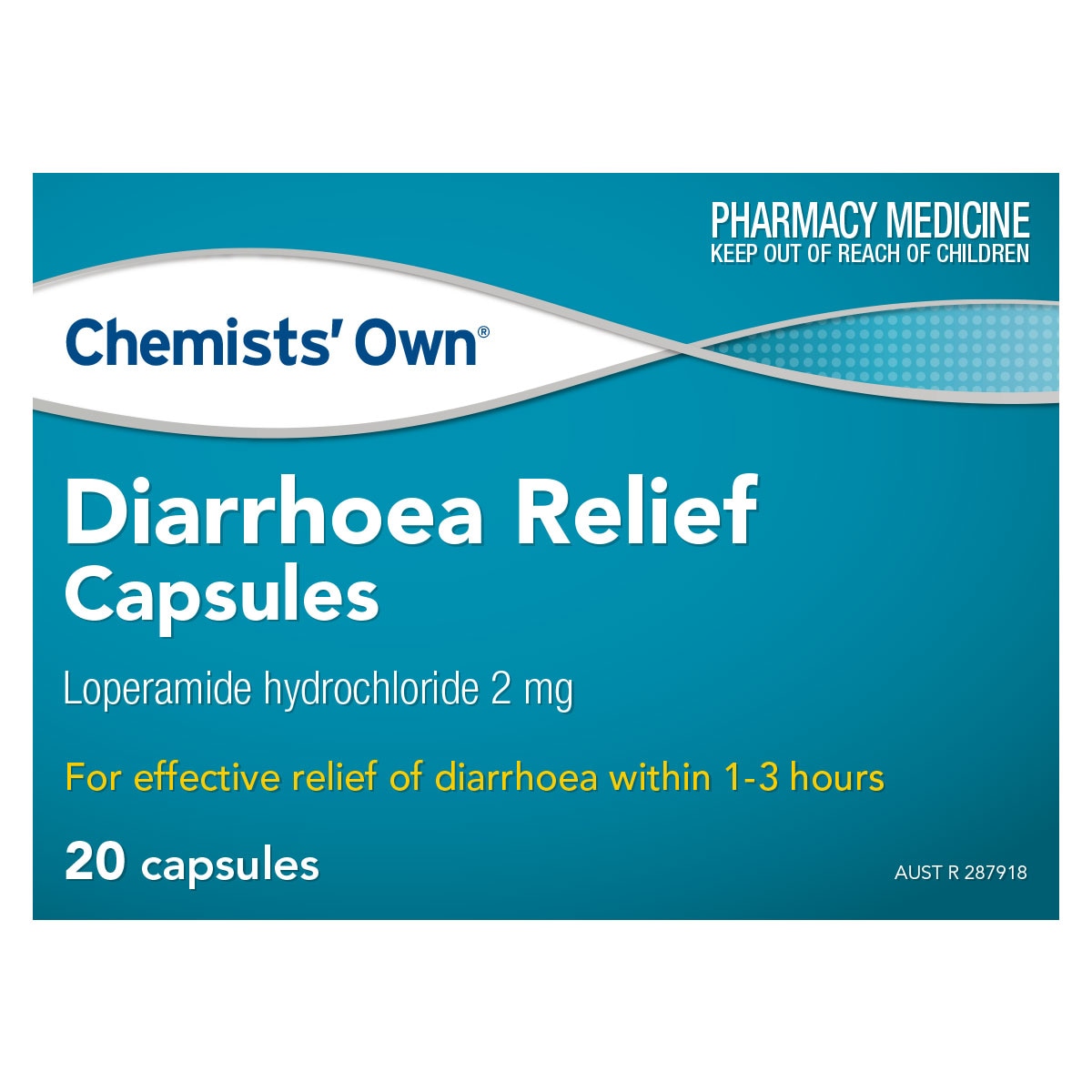 Chemists Own Diarrhoea Relief 20 Capsules