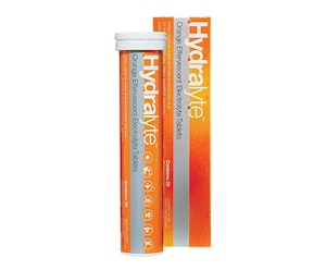 Hydralyte Effervescent Electrolyte Tablets Orange 20 Pack
