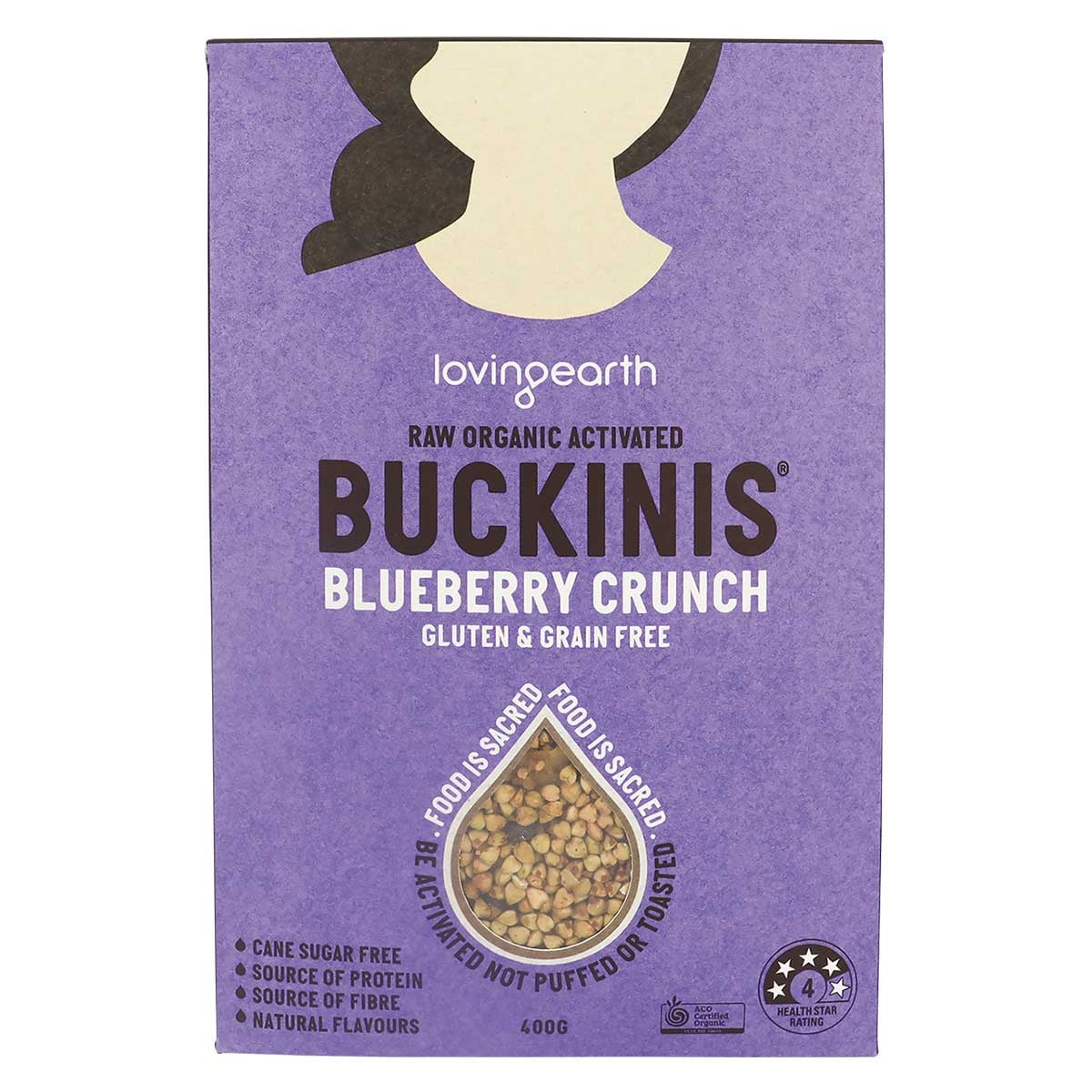 Loving Earth Buckinis Blueberry Crunch 400g