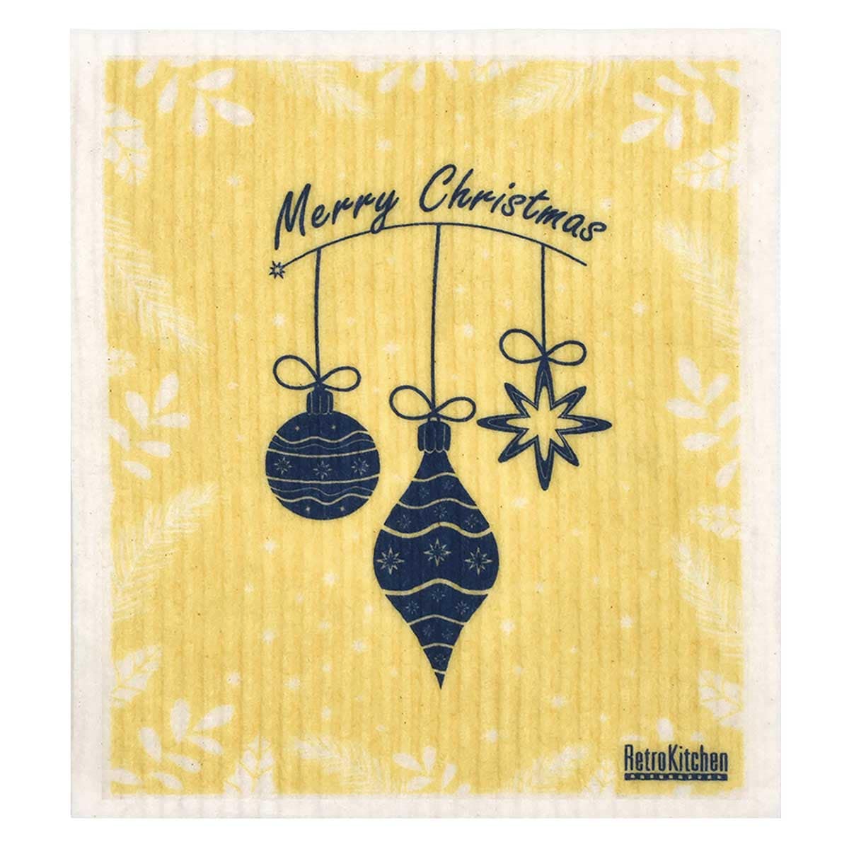 Retrokitchen Compostable Sponge Cloth Christmas Baubles