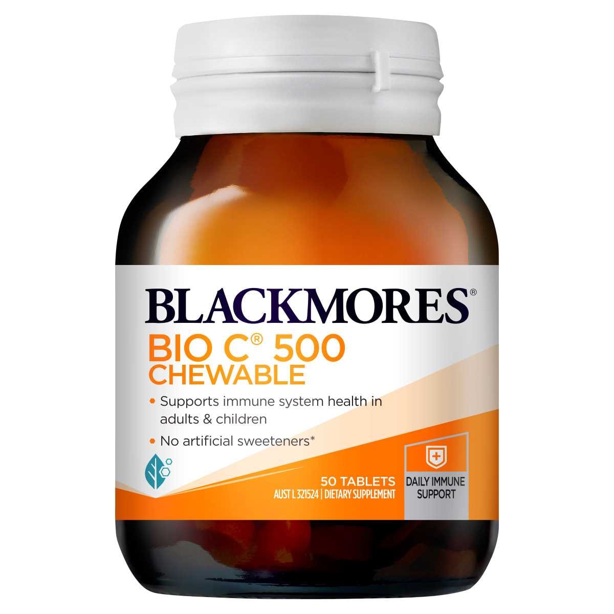 Blackmores Bio C Chewable 500mg 50 Tablets