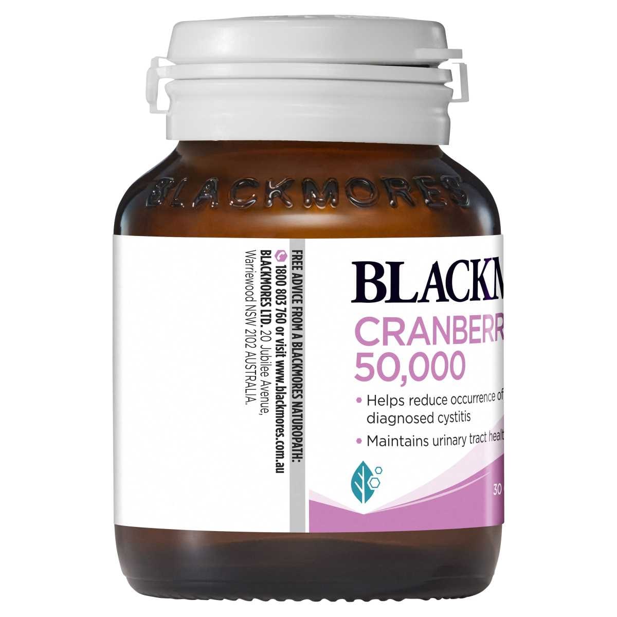 Blackmores Cranberry Forte 50000mg 30 Capsules