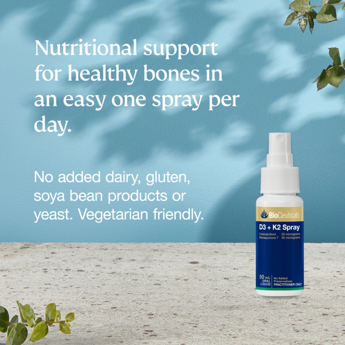 BioCeuticals D3 + K2 Spray 50ml