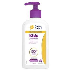 Cancer Council Sunscreen Kids SPF50+ 200ml